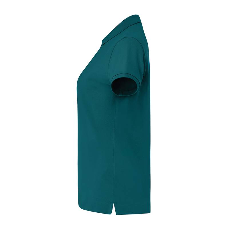 Dámske polo tričko IQONIQ Yosemite z recykl. bavlny, modrá Dark Teal, L Dámske polo tričko IQONIQ Yosemite z recykl. bavlny, modrá Dark Teal, L
