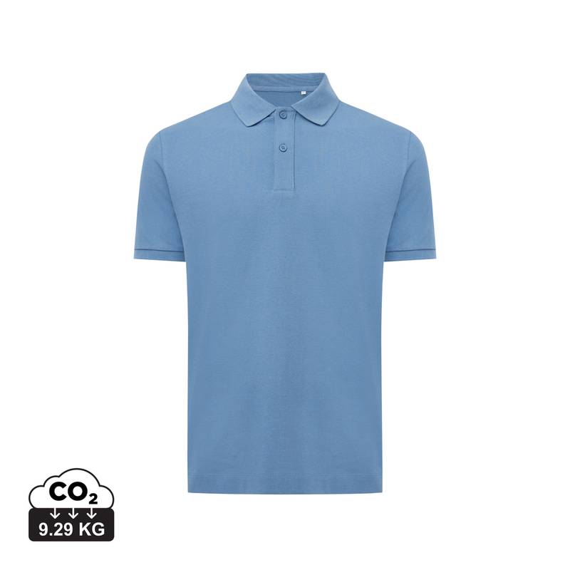 Polo tričko IQONIQ Yosemite z recykl. bavlny, modrá Moon, L Polo tričko IQONIQ Yosemite z recykl. bavlny, modrá Moon, L