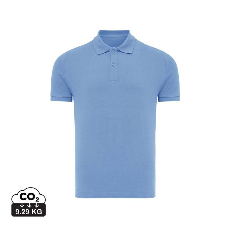 Polo triko IQONIQ Yosemite z recykl. bavlny, modrá Moon, L Polo triko IQONIQ Yosemite z recykl. bavlny, modrá Moon, L