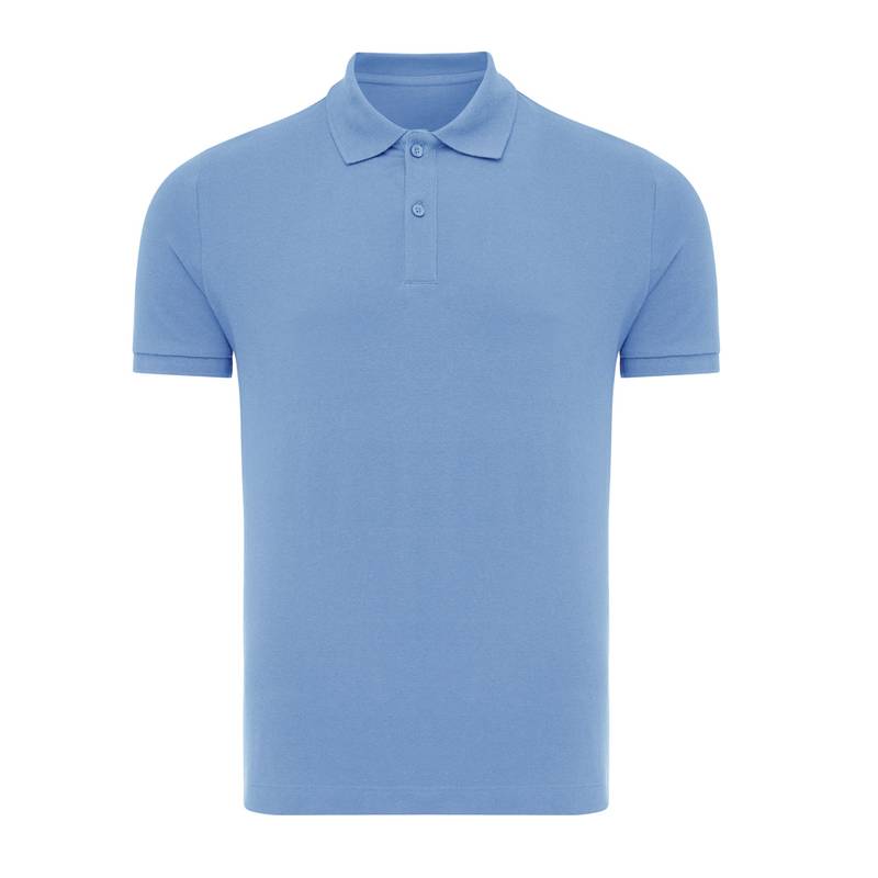 Polo triko IQONIQ Yosemite z recykl. bavlny, modrá Moon, L Polo triko IQONIQ Yosemite z recykl. bavlny, modrá Moon, L