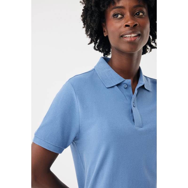 Polo triko IQONIQ Yosemite z recykl. bavlny, modrá Moon, L Polo triko IQONIQ Yosemite z recykl. bavlny, modrá Moon, L
