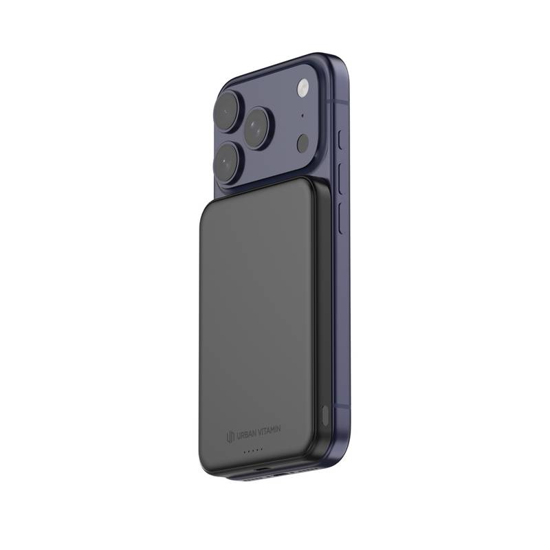 Urban Vitamin Pomona 5000 mAh Qi2.2 25W magnet. powerbanka, čierna Urban Vitamin Pomona 5000 mAh Qi2.2 25W magnet. powerbanka, čierna