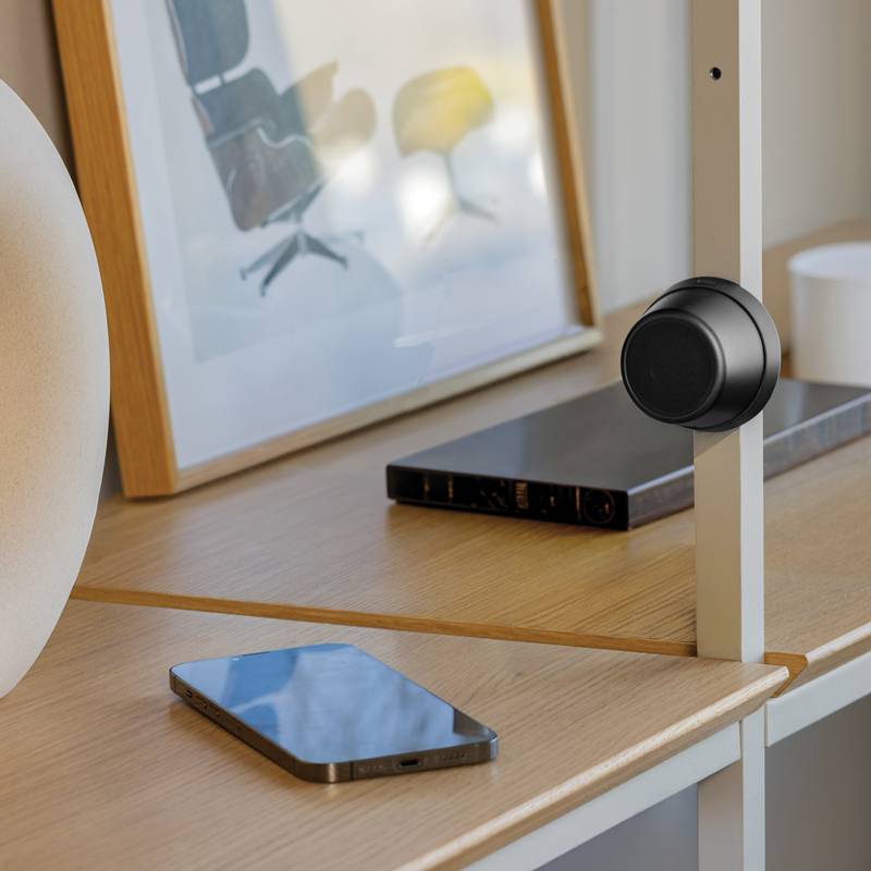 Nivio RCS magnetický 5W reproduktor z recyklovaného hliníka, čierna Nivio RCS magnetický 5W reproduktor z recyklovaného hliníka, čierna