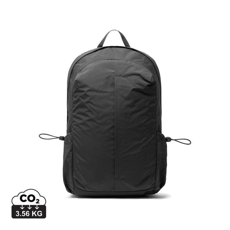 KENTO URBAN 15,6" batoh z rec. nylónu s predným vreckom, čierna KENTO URBAN 15,6" batoh z rec. nylónu s predným vreckom, čierna