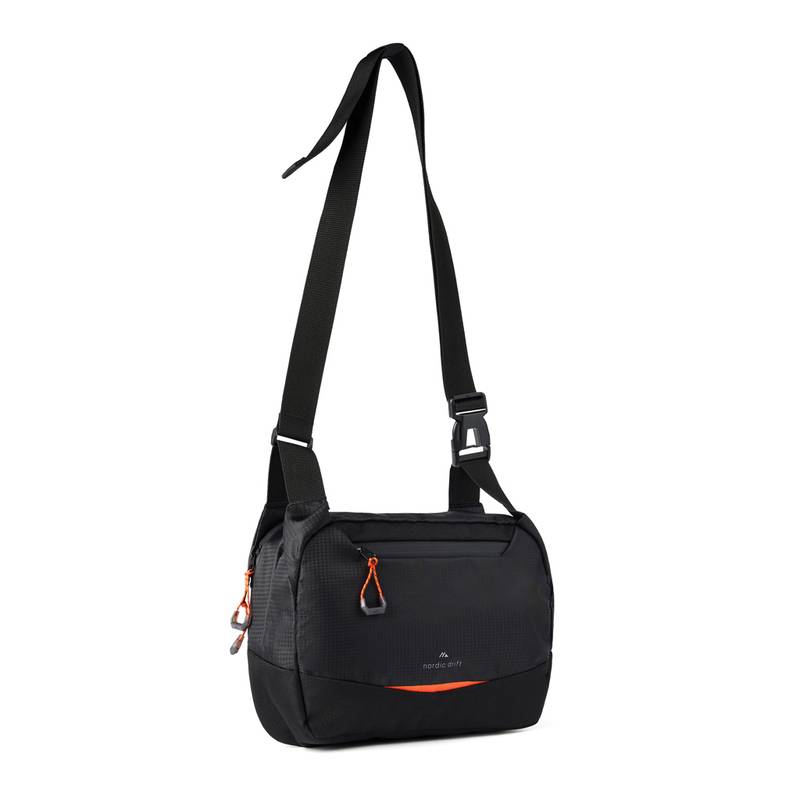Nordic Drift Trail RCS Crossbody taška 4 l, čierna - oranžová Nordic Drift Trail RCS Crossbody taška 4 l, čierna - oranžová