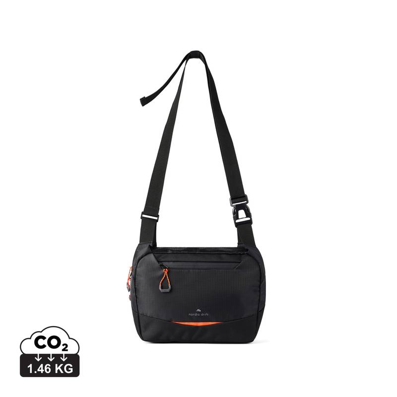 Nordic Drift Trail RCS Crossbody taška 4 l, čierna - oranžová Nordic Drift Trail RCS Crossbody taška 4 l, čierna - oranžová