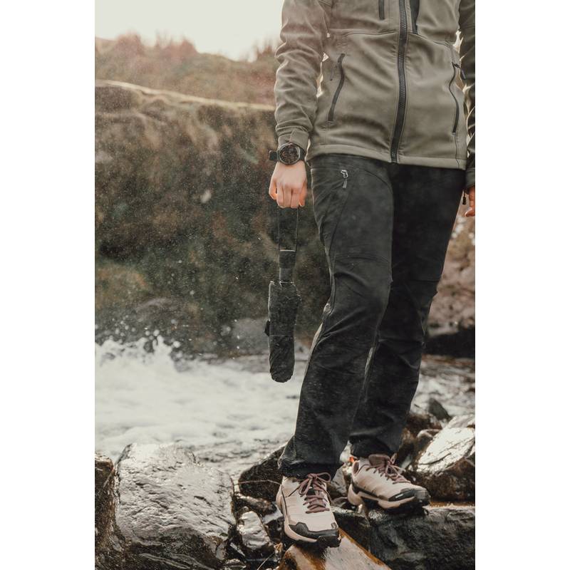 Nordic Drift Trail 23" AWARE™ RPET dáždnik Auto open Close, čierna Nordic Drift Trail 23" AWARE™ RPET dáždnik Auto open Close, čierna