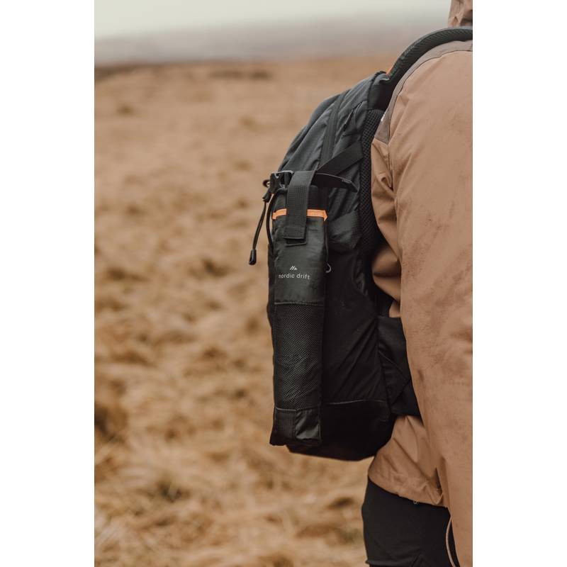 Nordic Drift Trail 23" AWARE™ RPET dáždnik Auto open Close, čierna Nordic Drift Trail 23" AWARE™ RPET dáždnik Auto open Close, čierna