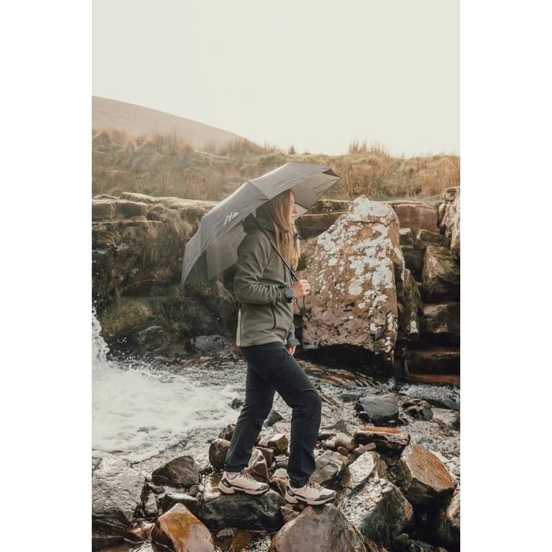 Nordic Drift Trail 23" AWARE™ RPET dáždnik Auto open Close, čierna Nordic Drift Trail 23" AWARE™ RPET dáždnik Auto open Close, čierna