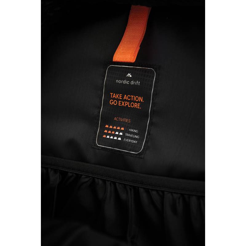 Nordic Drift Trail RCS batoh 33 l, čierna - oranžová Nordic Drift Trail RCS batoh 33 l, čierna - oranžová
