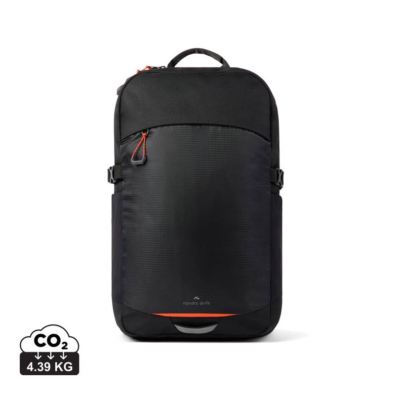 Nordic Drift Trail RCS batoh Daypack 16 l, čierna - oranžová Nordic Drift Trail RCS batoh Daypack 16 l, čierna - oranžová