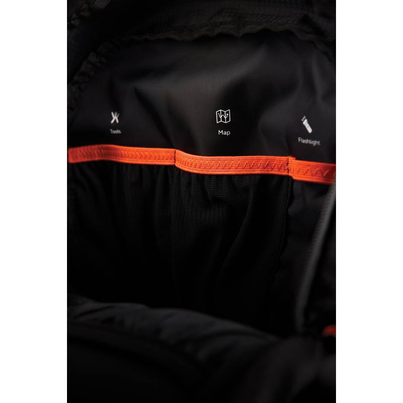 Nordic Drift RCS cestovný batoh 25 l, čierna - oranžová Nordic Drift RCS cestovný batoh 25 l, čierna - oranžová