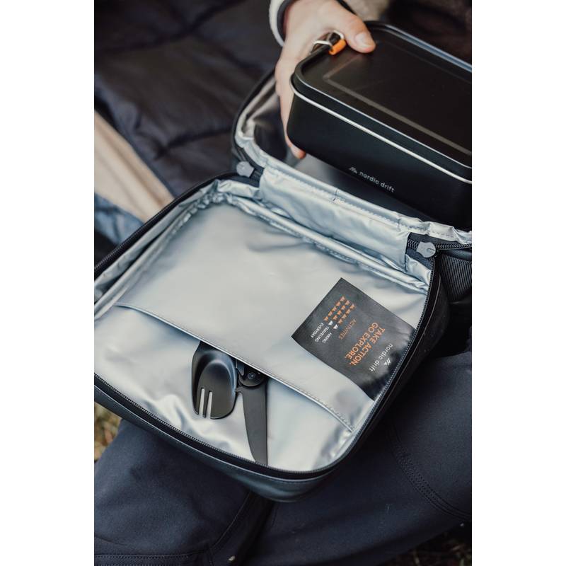 Nordic Drift Storm RCS vodoodpudivá chladiaca taška na obed, čierna Nordic Drift Storm RCS vodoodpudivá chladiaca taška na obed, čierna