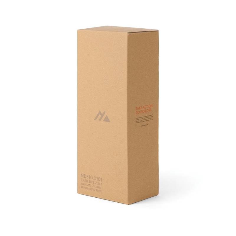 Nordic Drift Trail RCS Izolovaná uzamykateľná športová fľaša, čierna Nordic Drift Trail RCS Izolovaná uzamykateľná športová fľaša, čierna