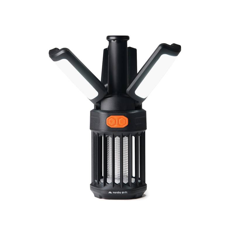 Nordic Drift Titan prenosné kemp. svetlo s odpudz. komárov, čierna Nordic Drift Titan prenosné kemp. svetlo s odpudz. komárov, čierna