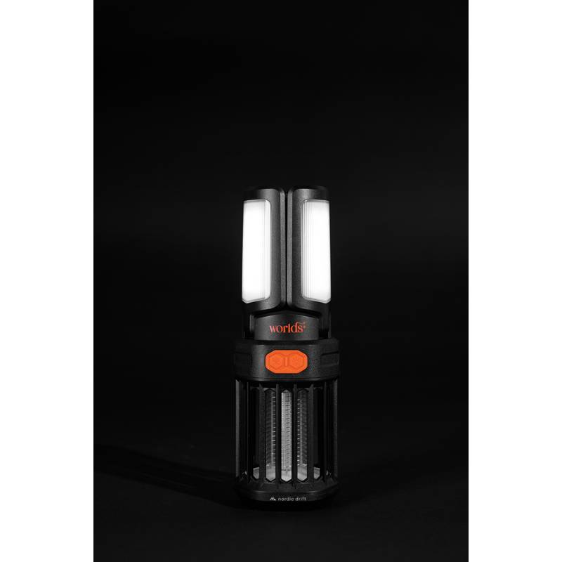 Nordic Drift Titan prenosné kemp. svetlo s odpudz. komárov, čierna Nordic Drift Titan prenosné kemp. svetlo s odpudz. komárov, čierna