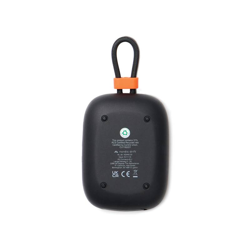 Nordic Drift Titan IP67 vodotesný a prachotesný 5W repro., čierna Nordic Drift Titan IP67 vodotesný a prachotesný 5W repro., čierna