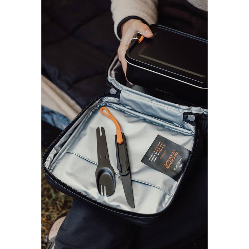 Nordic Drift Trail 4-v-1 outdoorový príbor, čierna Nordic Drift Trail 4-v-1 outdoorový príbor, čierna