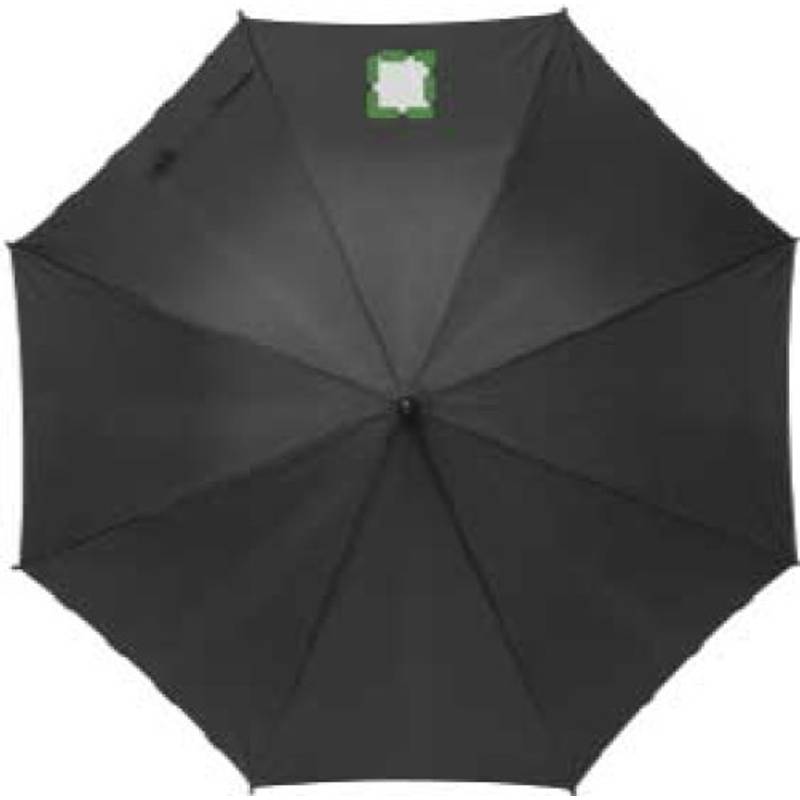 TERUEL Automatický dáždnik, recyklovaný materiál RPET,čierna TERUEL Automatický dáždnik, recyklovaný materiál RPET,čierna