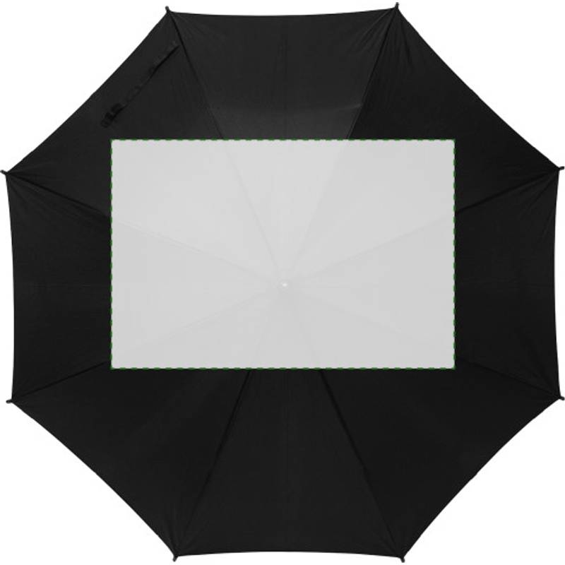 TERUEL Automatický dáždnik, recyklovaný materiál RPET,čierna TERUEL Automatický dáždnik, recyklovaný materiál RPET,čierna