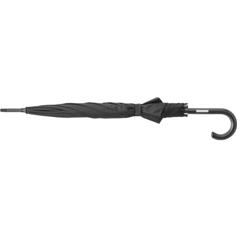 TERUEL Automatický dáždnik, recyklovaný materiál RPET,čierna TERUEL Automatický dáždnik, recyklovaný materiál RPET,čierna