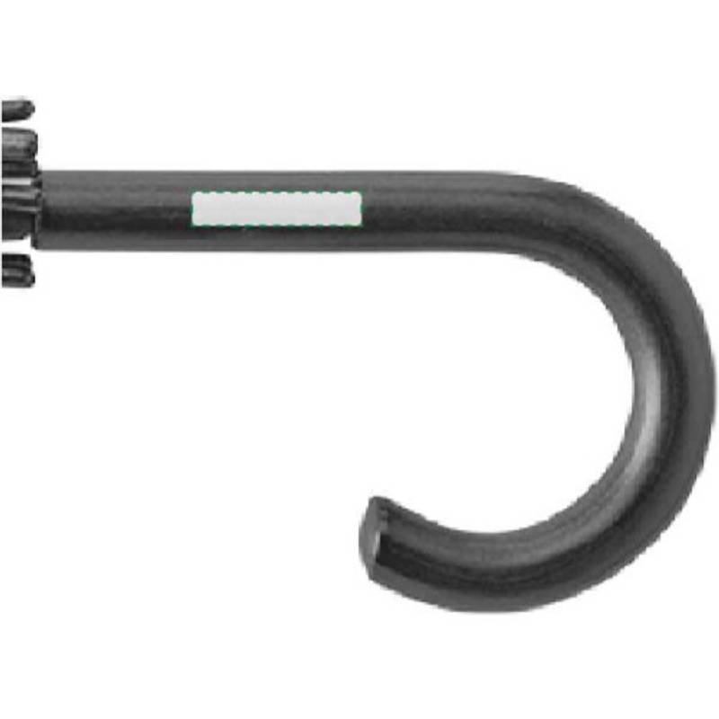 TERUEL Automatický dáždnik, recyklovaný materiál RPET,čierna TERUEL Automatický dáždnik, recyklovaný materiál RPET,čierna