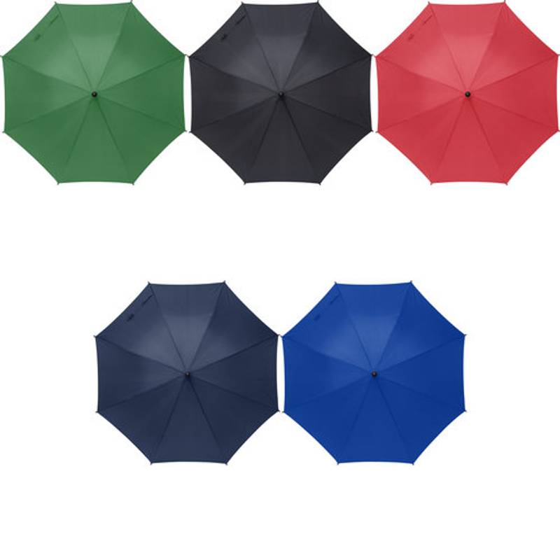 TERUEL Automatický dáždnik, recyklovaný materiál RPET,čierna TERUEL Automatický dáždnik, recyklovaný materiál RPET,čierna