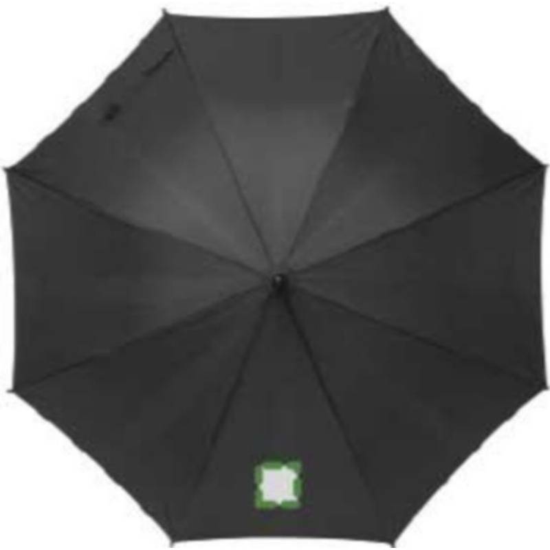TERUEL Automatický dáždnik, recyklovaný materiál RPET,čierna TERUEL Automatický dáždnik, recyklovaný materiál RPET,čierna