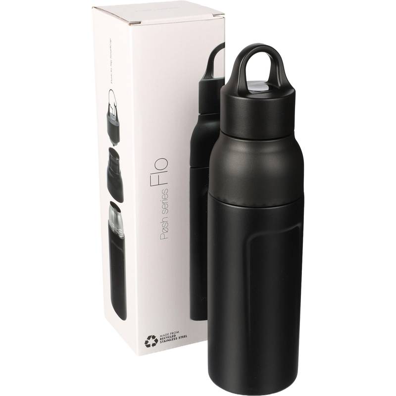 Láhev Posh flo (520 ml) od BrandCharger, černá Láhev Posh flo (520 ml) od BrandCharger, černá