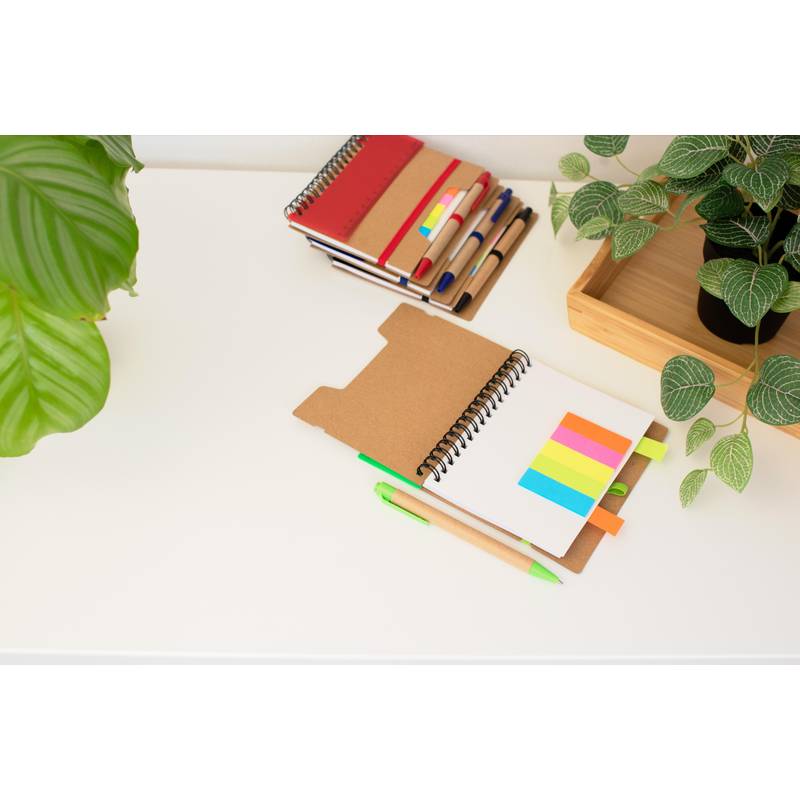 Recyklovaný papírový zápisník Angela, černá Recyklovaný papírový zápisník Angela, černá