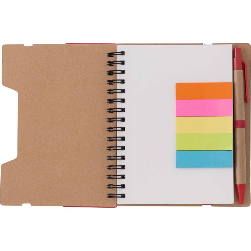 Recyklovaný papírový zápisník Angela, černá Recyklovaný papírový zápisník Angela, černá