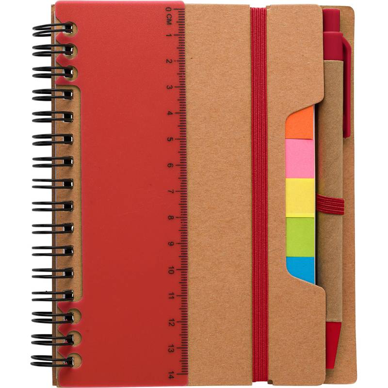 Recyklovaný papírový zápisník Angela, černá Recyklovaný papírový zápisník Angela, černá