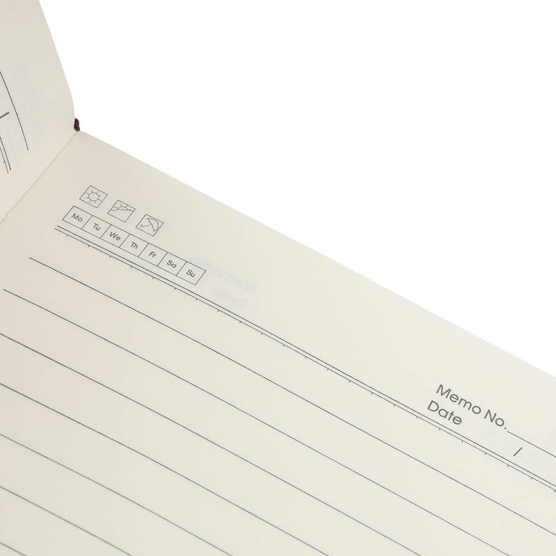 Recyklovaný PU zápisník (A5) Elian, černá Recyklovaný PU zápisník (A5) Elian, černá