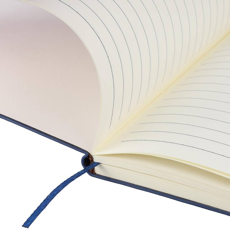 Recyklovaný PU zápisník (A5) Elian, černá Recyklovaný PU zápisník (A5) Elian, černá