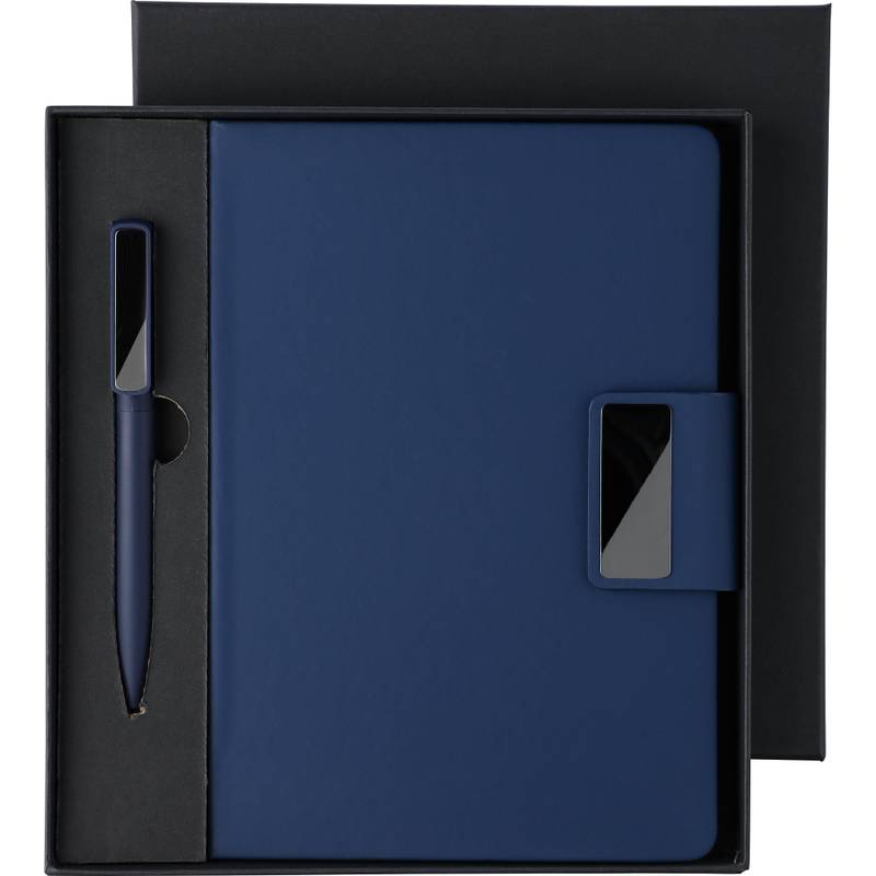 Kartónová dárková sada do kanceláře Roan, černá Kartónová dárková sada do kanceláře Roan, černá