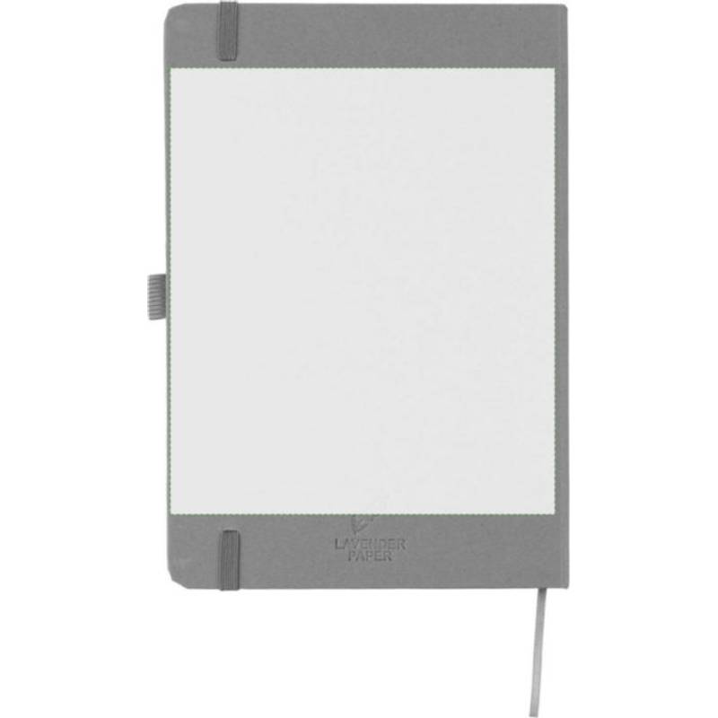 Kuličkový zápisník z recyklovaného bioodpadu a kartonu A5 Gertrud, modrá Kuličkový zápisník z recyklovaného bioodpadu a kartonu A5 Gertrud, modrá