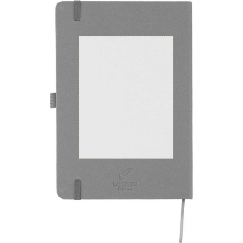 Kuličkový zápisník z recyklovaného bioodpadu a kartonu A5 Gertrud, modrá Kuličkový zápisník z recyklovaného bioodpadu a kartonu A5 Gertrud, modrá