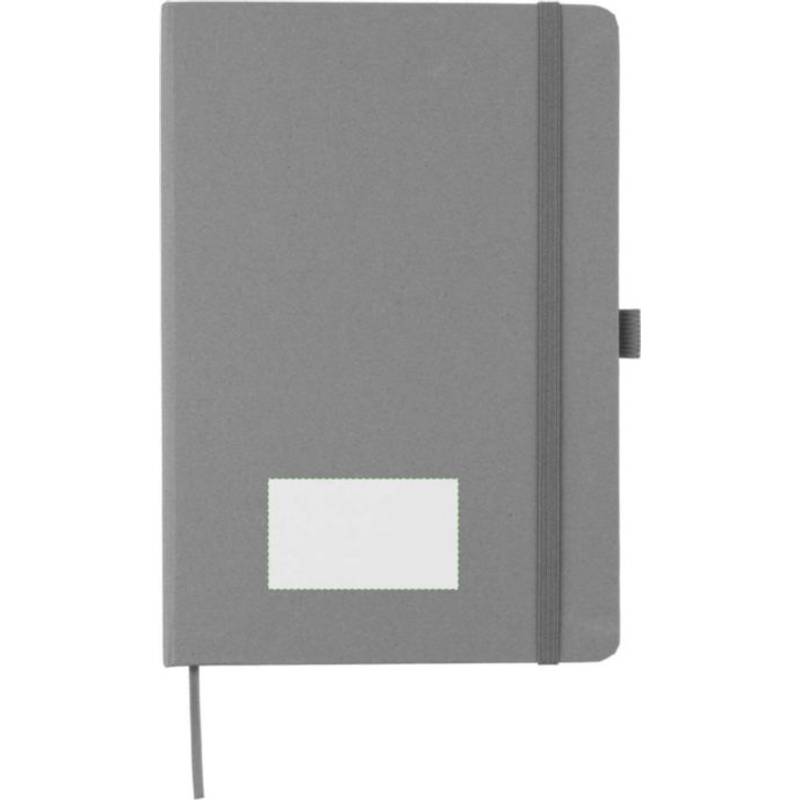 Kuličkový zápisník z recyklovaného bioodpadu a kartonu A5 Gertrud, modrá Kuličkový zápisník z recyklovaného bioodpadu a kartonu A5 Gertrud, modrá