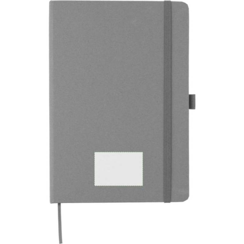 Kuličkový zápisník z recyklovaného bioodpadu a kartonu A5 Gertrud, modrá Kuličkový zápisník z recyklovaného bioodpadu a kartonu A5 Gertrud, modrá