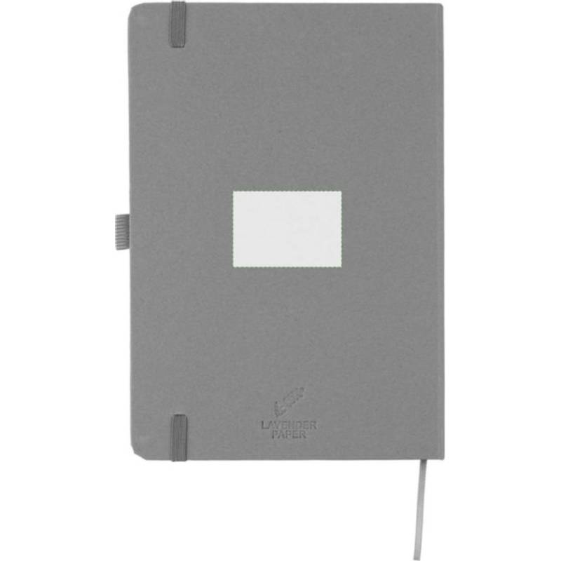 Kuličkový zápisník z recyklovaného bioodpadu a kartonu A5 Gertrud, modrá Kuličkový zápisník z recyklovaného bioodpadu a kartonu A5 Gertrud, modrá