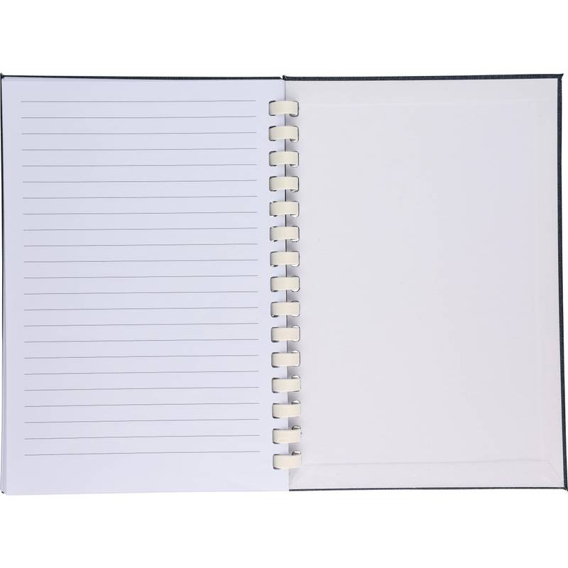 rPET zápisník (A5) Ilias, černá rPET zápisník (A5) Ilias, černá