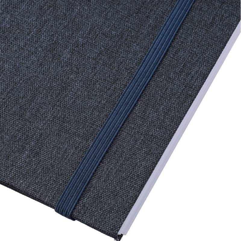 rPET zápisník (A5) Ilias, černá rPET zápisník (A5) Ilias, černá