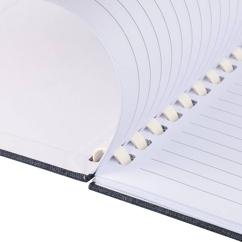 rPET zápisník (A5) Ilias, černá rPET zápisník (A5) Ilias, černá