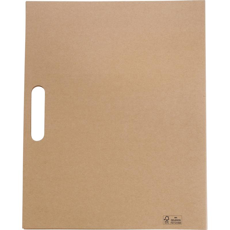 Kartonová složka na poznámky Charlie, hnědá Kartonová složka na poznámky Charlie, hnědá