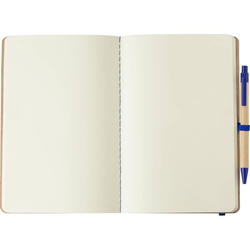 Zápisník z recyklovaného kartonu (A5) Theodore, černá Zápisník z recyklovaného kartonu (A5) Theodore, černá