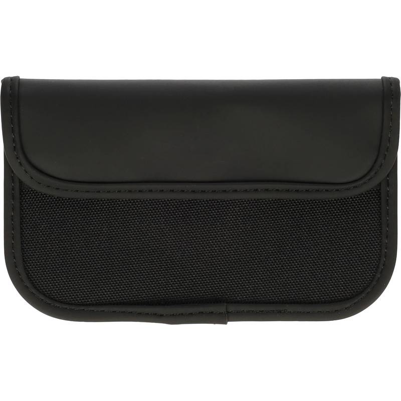 Recyklované pouzdro na klíče a karty Ripple, černá Recyklované pouzdro na klíče a karty Ripple, černá