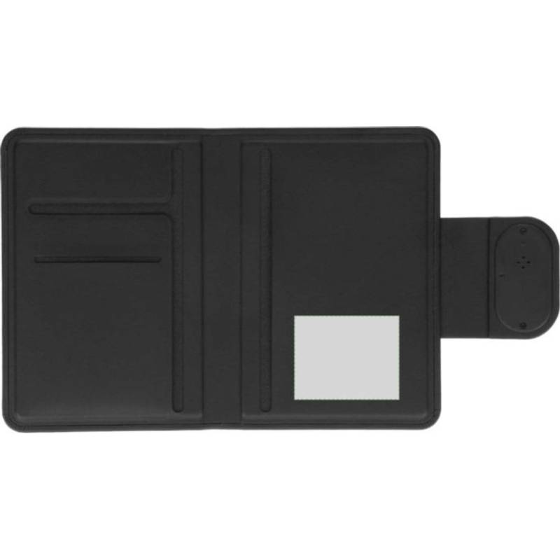 Recyklovaný držák na pas se sledováním Mavi, černá Recyklovaný držák na pas se sledováním Mavi, černá