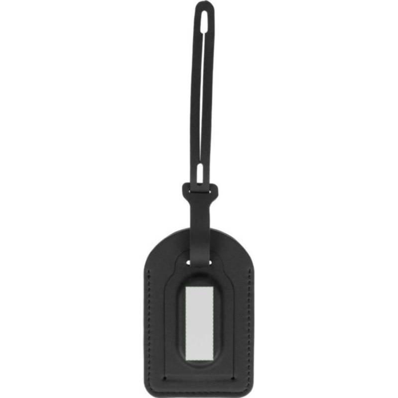 Recyklovaný štítek na sledování zavazadel Isen, černá Recyklovaný štítek na sledování zavazadel Isen, černá