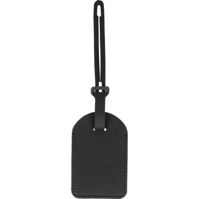Recyklovaný štítek na sledování zavazadel Isen, černá Recyklovaný štítek na sledování zavazadel Isen, černá