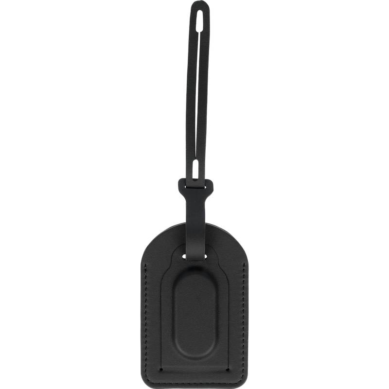 Recyklovaný štítek na sledování zavazadel Isen, černá Recyklovaný štítek na sledování zavazadel Isen, černá